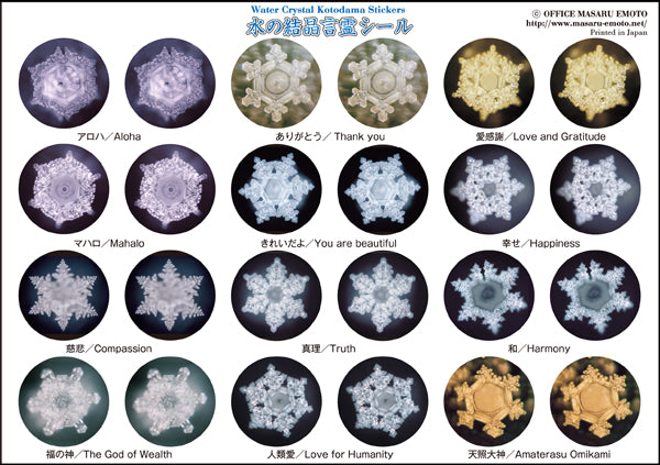 Water Crystal Stickers (2 Sheets)